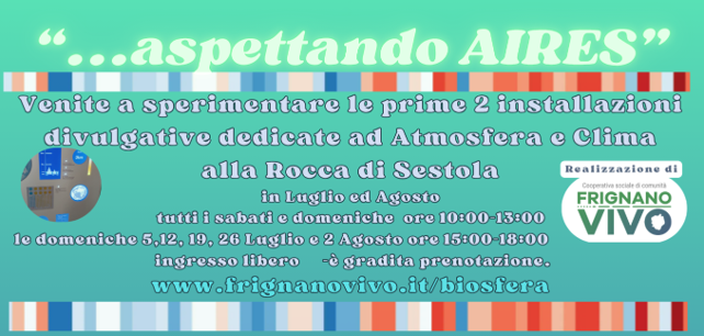…Aspettando AIRES –<br>Le proposte per l’estate 2026 a cura di Frignano VIVO